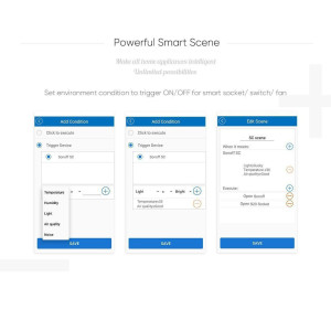 Sonoff Temperatura - Umiditatea - Lumina - Calitatea aerului - Sunet etc Sonoff Temperatura - Umiditatea - Lumina - Calitatea aerului - Sunet etc